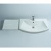 ADM Bathroom Design Glossy White Stone Resin Sink DW-139 - B016YS39EA